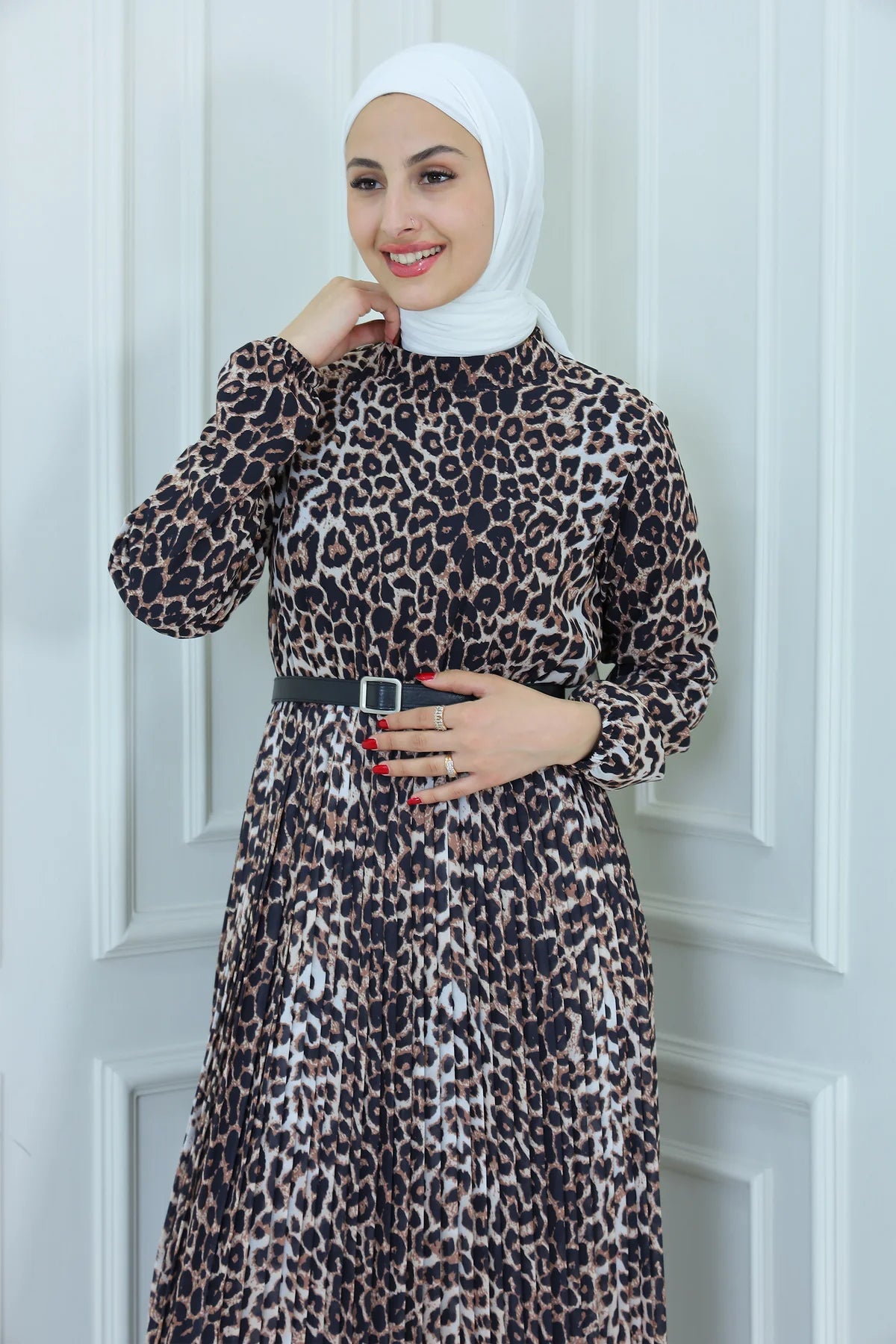 Leopard Print Maxi Dress