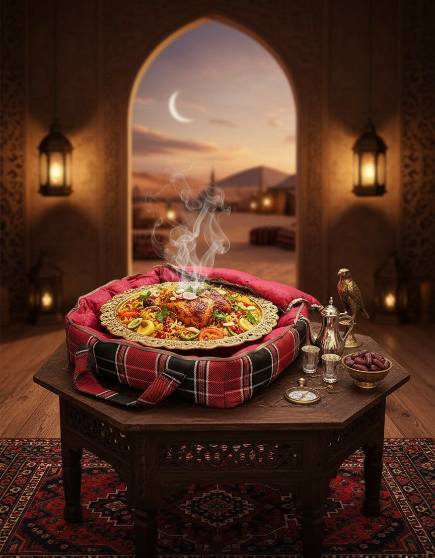 Large Rectangular Food Warmer Bag – Traditional Pattern