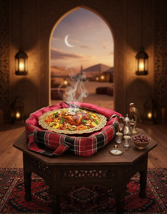 Large Rectangular Food Warmer Bag – Traditional Pattern