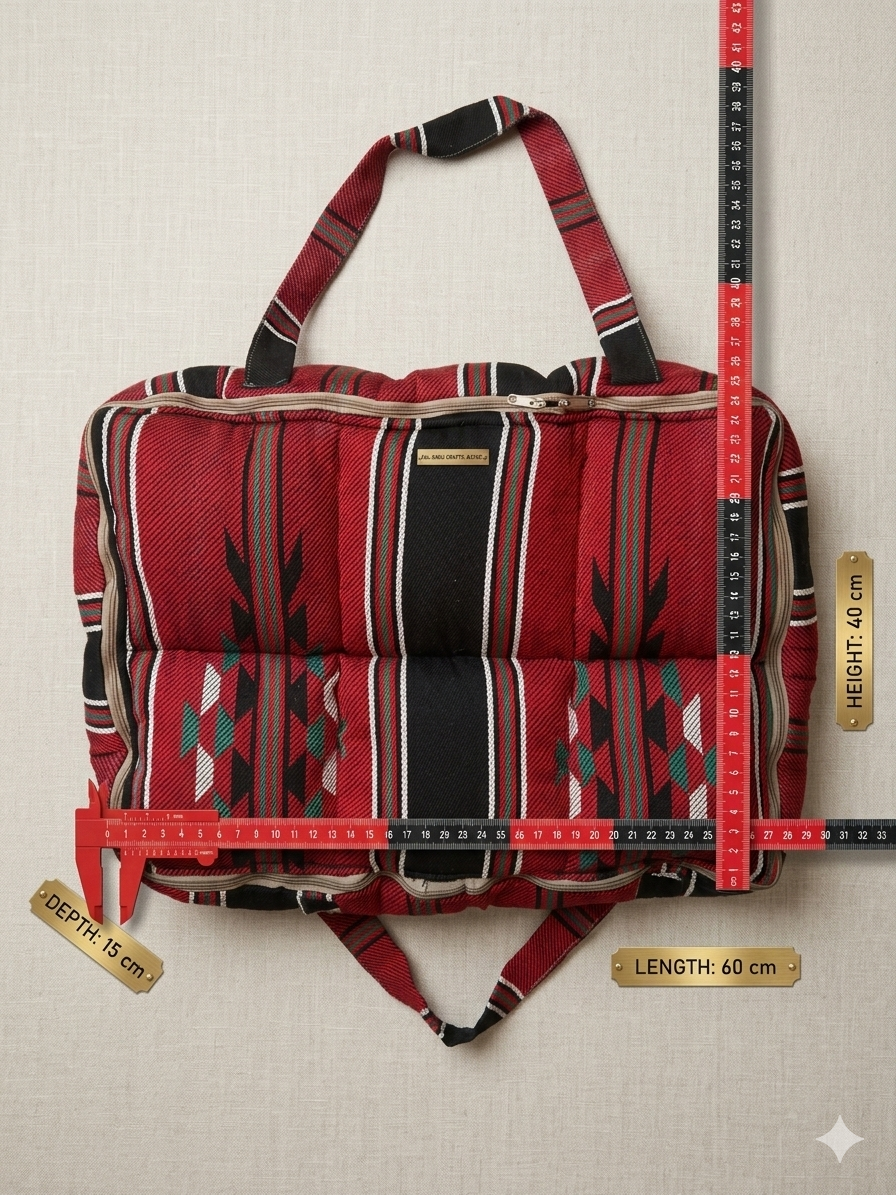 Large Rectangular Food Warmer Bag – Traditional Pattern