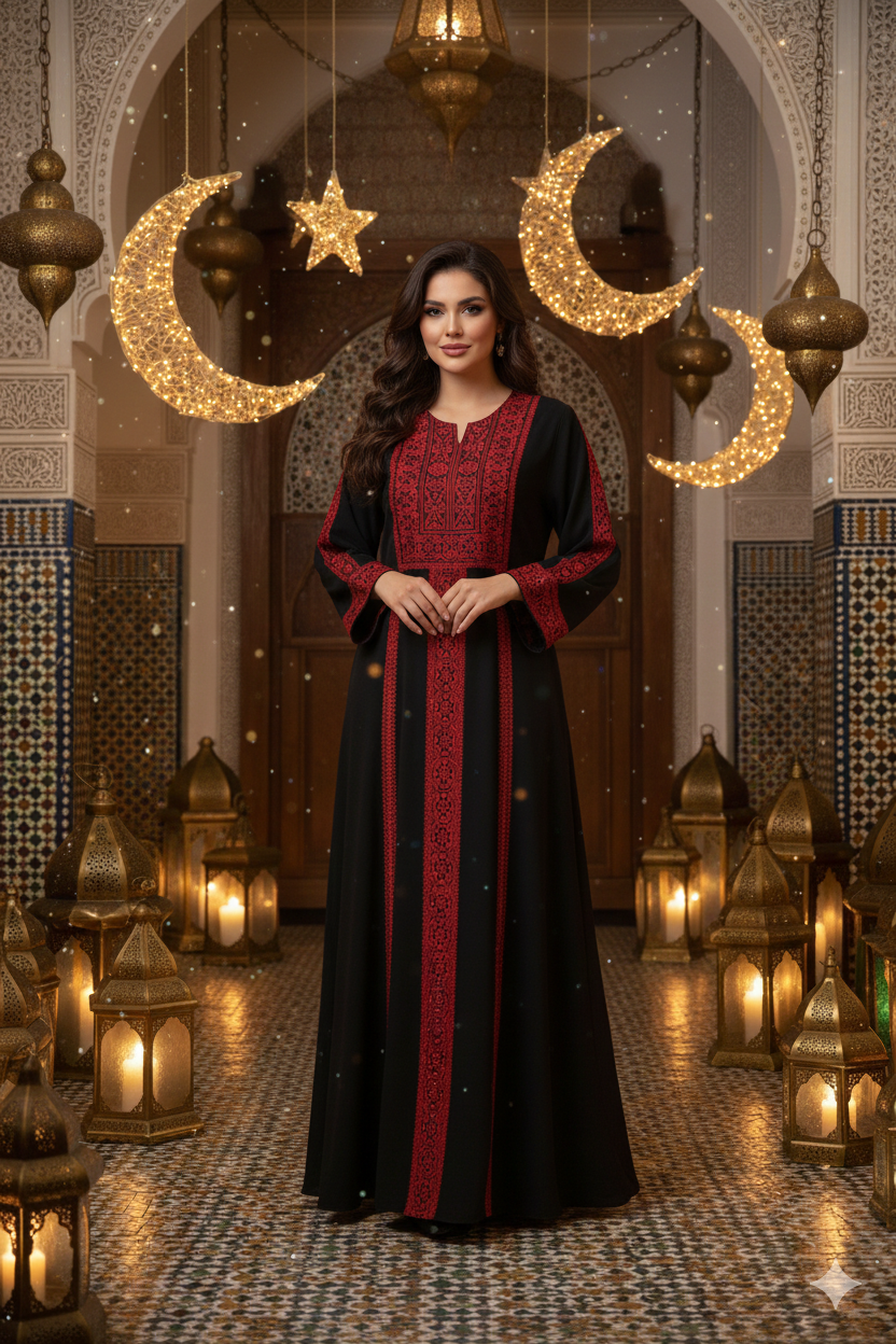Palestinian Embroidered Dress