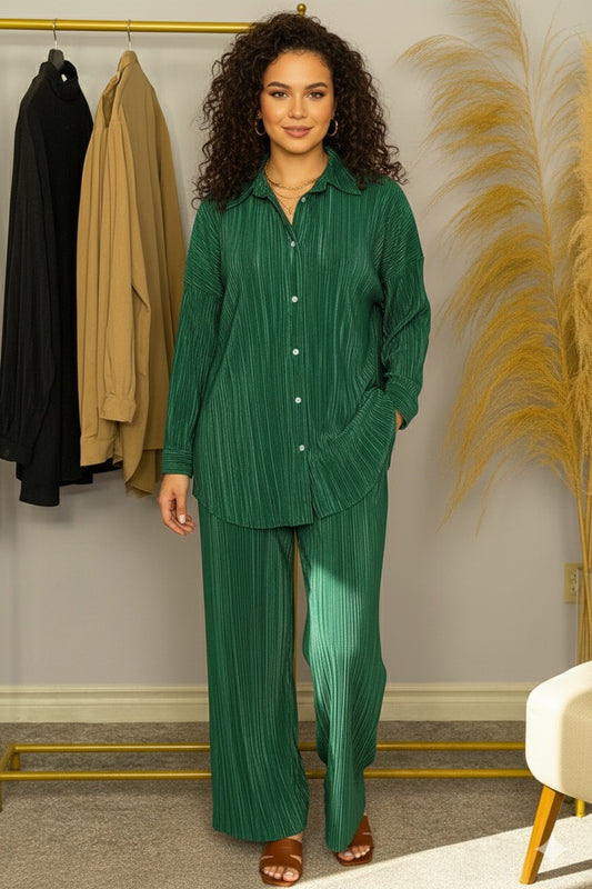 Two-Piece Set – Emerald Green