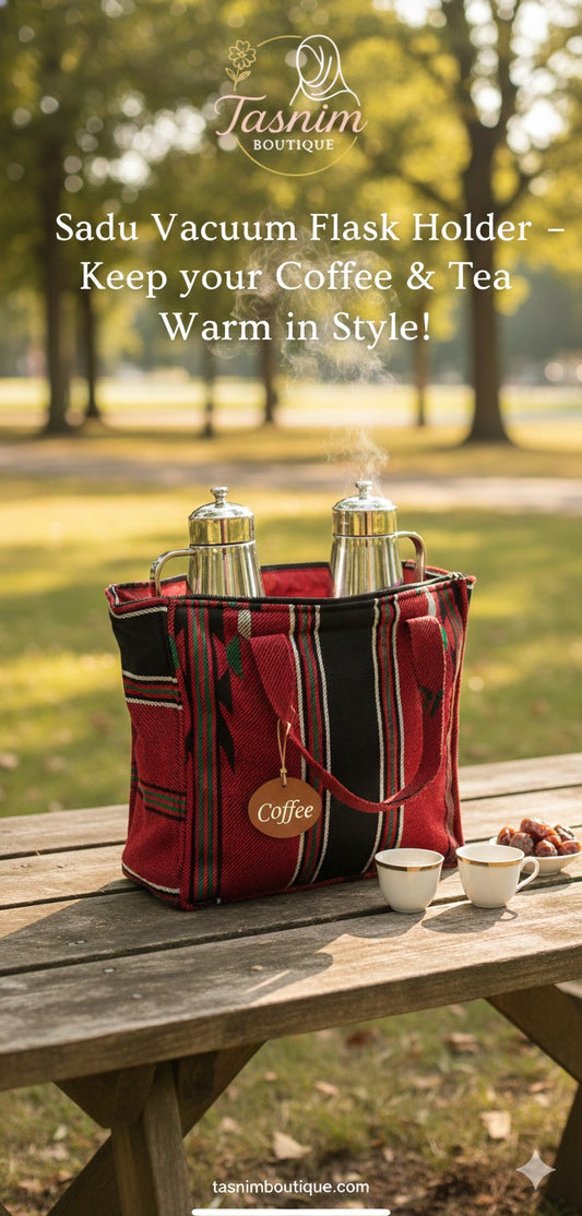 Sadu Vacuum Flask Holder (2 Dallahs) – Insulated Warm Keeper