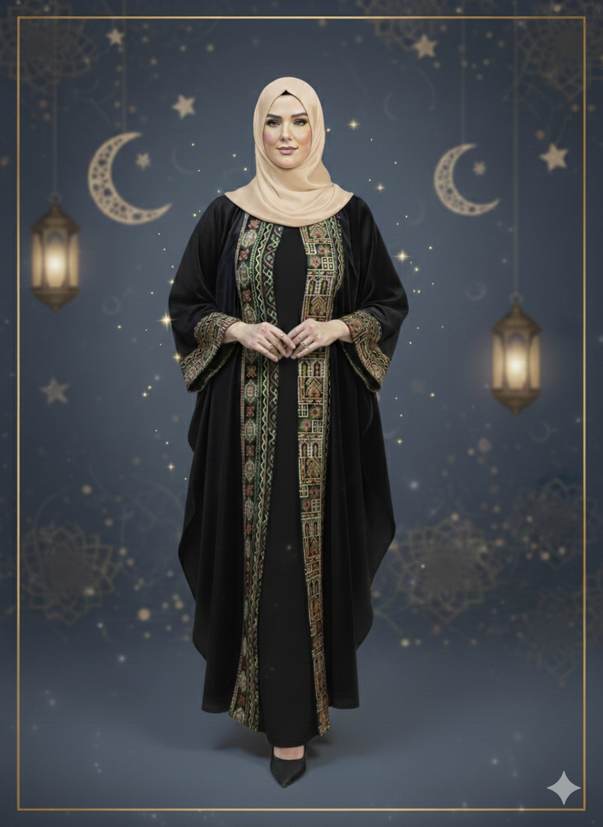 Royal Nights Velvet Abaya