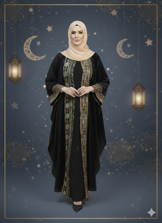 Royal Nights Velvet Abaya