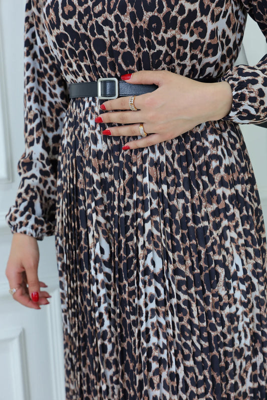 Leopard Print Maxi Dress